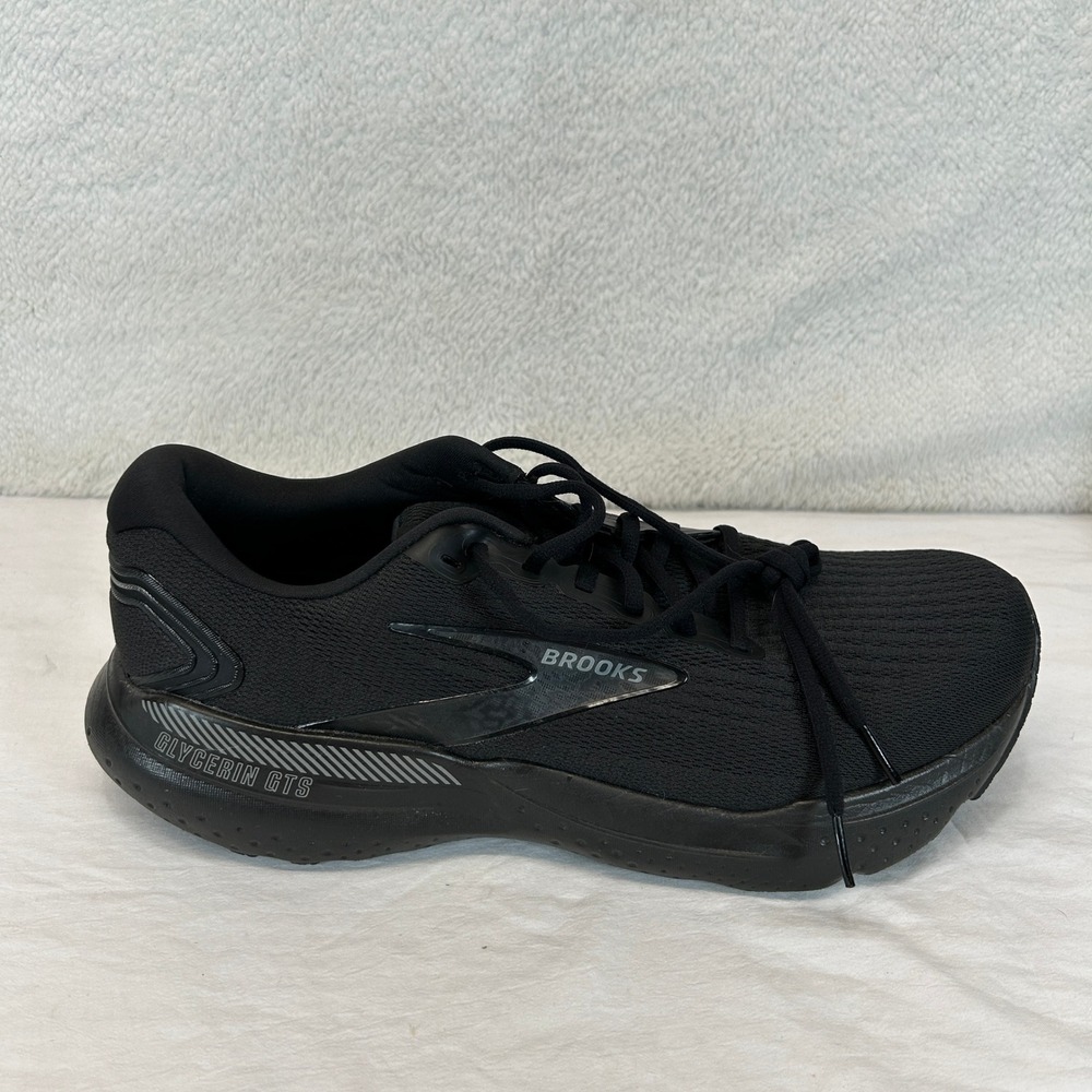 Brooks Glycerin GTS 21 Mens Running Shoes Black Low Top Sneaker Size 12 - Picture 12 of 16